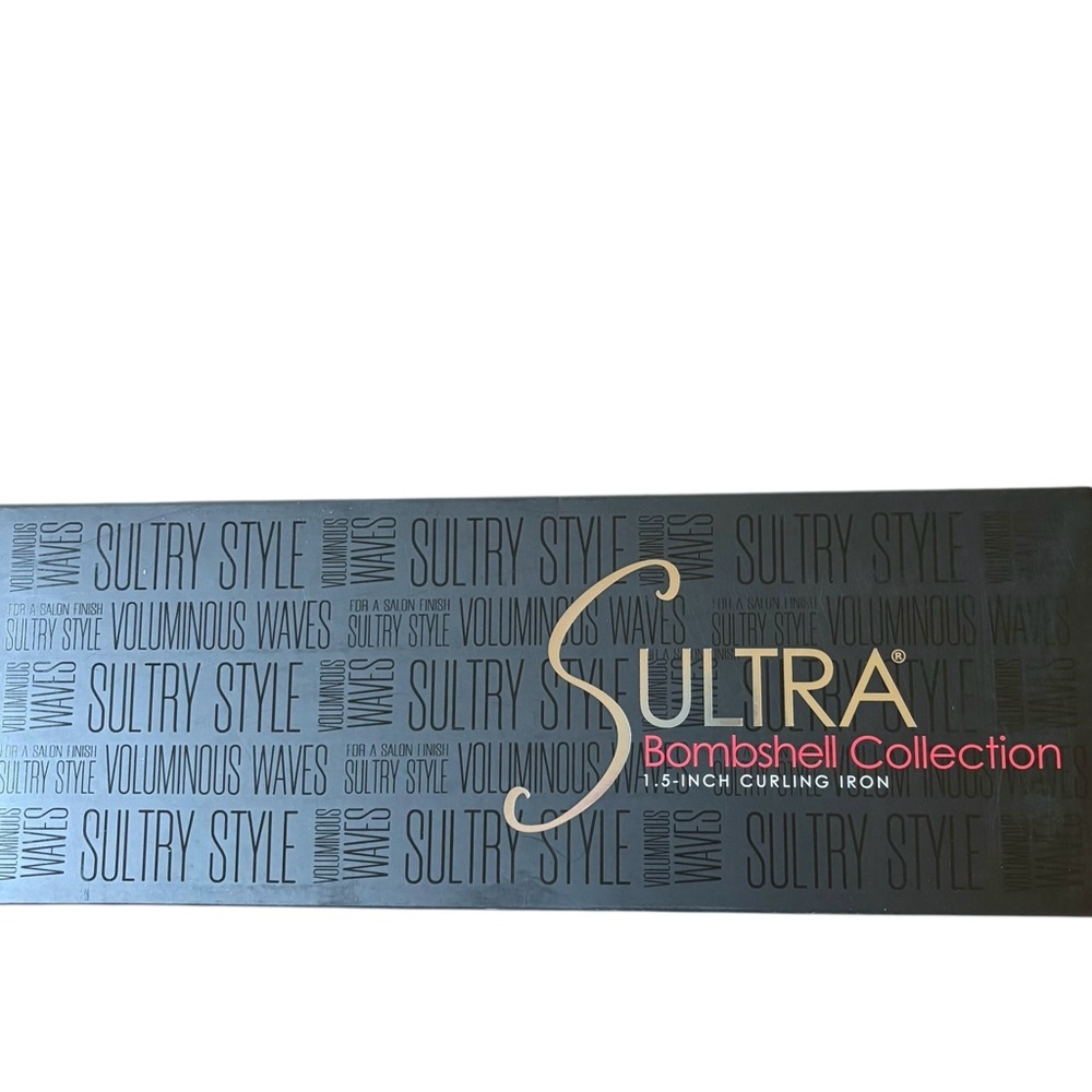 Sultra Bombshell‎ Collection 1.5” Clipless Curling Iron NEW